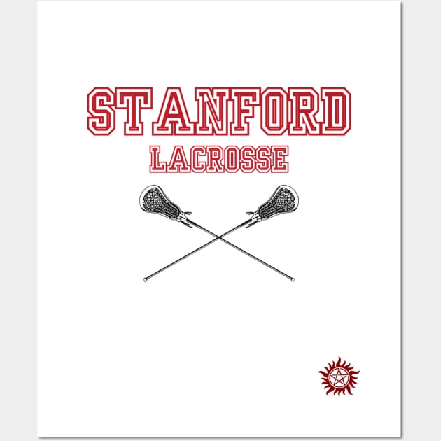 Stanford Sam Collection: Lacrosse Wall Art by elisabet_tckr